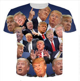 T Shirt Hot Trump 3D Slim Fit Brand Clothing Casual Streetwear Mens T Shirts Fashion 2017 Donald Trump Fitness Jersey S-5XL