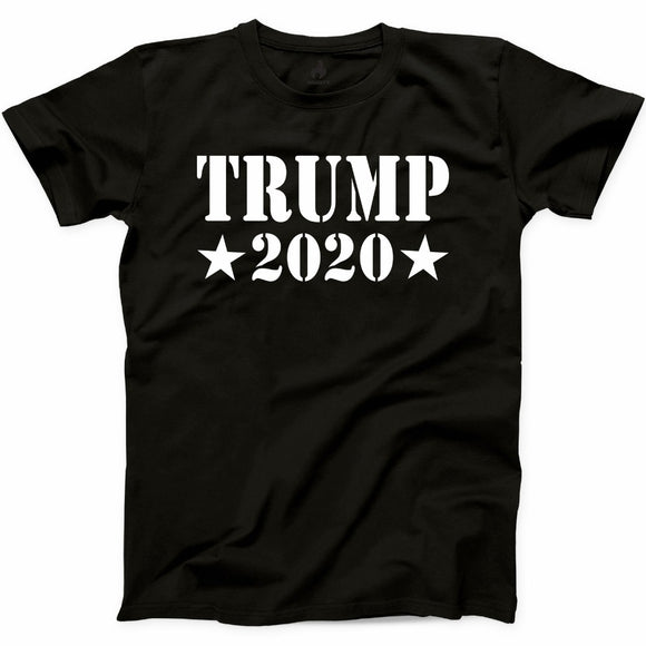 2019 New Summer Men Trump for President 2020 T-Shirt Funny Donald Trump Elections Rally Graphic Tee Casual Tee Shirt