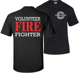 Firefighter Volunteer Fire Rescue   Line Department Tshirt T Shirt