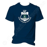 "CIA Badge Cider Imbibing Anarchist" T-shirt With Badger Logo  streetwear  t shirts