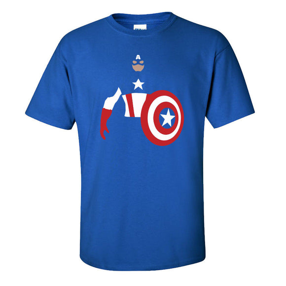 Captain America T-Shirt - Avengers Film Super Hero USA - Adults & Kids Sizes