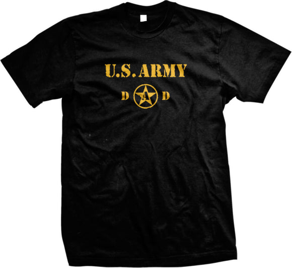US Army Dad Father Military Veteran Pride Special Forces Gift Men's T-shirt